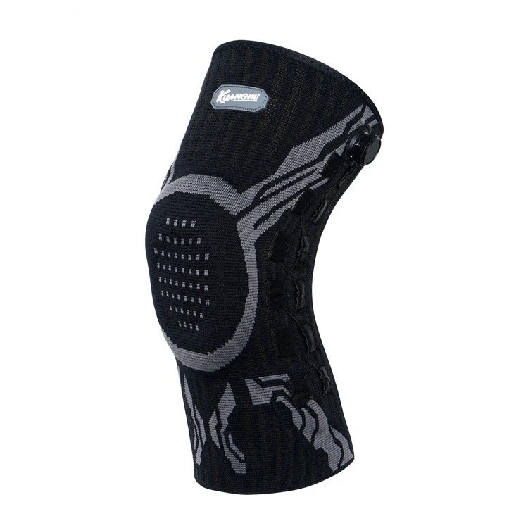 Sweat Wicking Joint Recovery Smart Dial Patella Stabilizer Knee Brace Compression Sleeve Resistance Running Home Gym Men Women