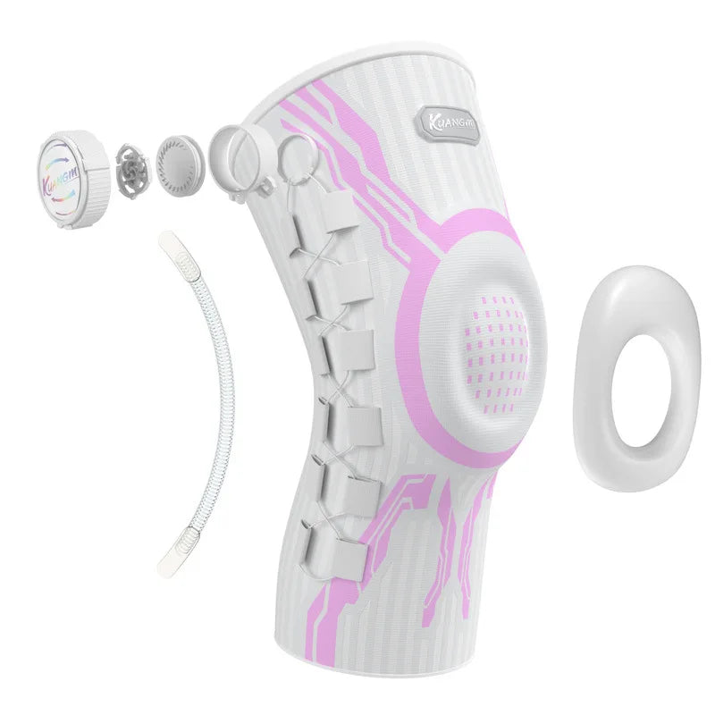 Sweat Wicking Joint Recovery Smart Dial Patella Stabilizer Knee Brace Compression Sleeve Resistance Running Home Gym Men Women