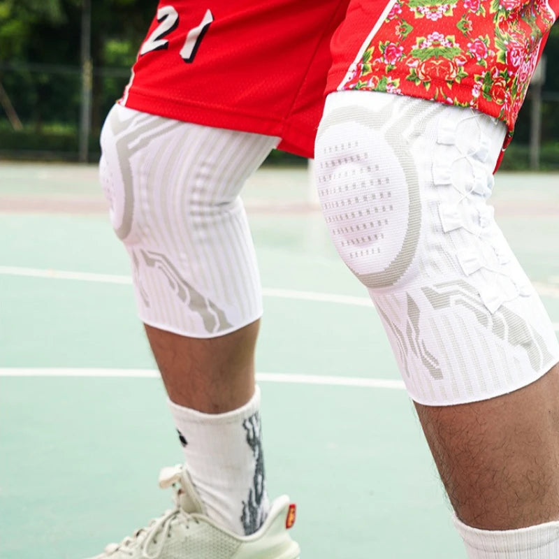 Sweat Wicking Joint Recovery Smart Dial Patella Stabilizer Knee Brace Compression Sleeve Resistance Running Home Gym Men Women